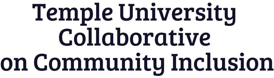 Temple University Collaborative on Community Conclusion script logo